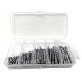 Reaction Tackle Nail Weights for Bass Fishing - Insert Pencil Sinkers for Wacky Rig, Neko Rig and Soft Plastic Lures - Freshwater and Saltwater - 25-Pack - size: Variety Pack: 1/32, 1/16, 3/32, 1/8 Oz (100 Piece)