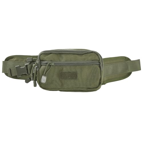 Concealed Carry Fanny Pack, Tactical Waist Bag | Tactical fanny pack with concealed gun holster for running & EDC. CCW waist bag for men and women, Olive - color: OLIVE