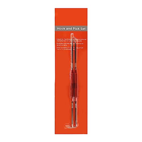 Hook and Pick Set Puller Remover，Pick Tool Set for Car Auto Oil Seal/O-Ring Seal Gasket - size: 2set