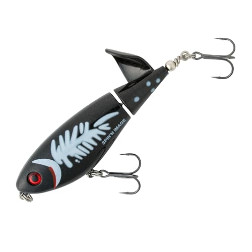 Heddon Spin'N Image - color: Black/White Herring