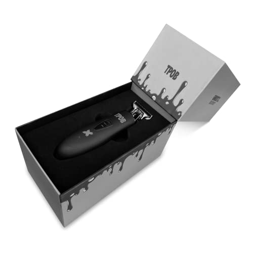 TPOB Ghost X Beard Trimmer Hair Clippers for Men, Professional Hair T-Blade Trimmer Cordless Rechargeable Edgers Clippers Electric Beard Shaver (Ghost X Blackout) - color: Ghost X Blackout