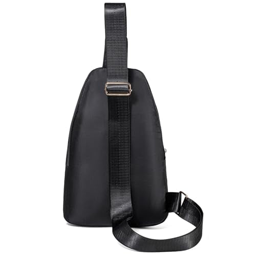 Banelu Small Sling Bag Crossbody Sling Backpack for Women, Small Crossbody Purses Cross Body Bags - Black - color: R Black