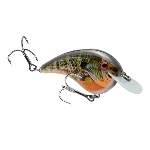 Strike King Strike King Chick Magnet Flatside Shallow Diver Fishing Lure, 7/16 oz, Dives 4-6'
