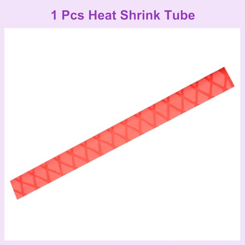 DMiotech Heat Shrink Sleeve Wrap Tubing x Tube Tubing for Fishing Rod Grips and Other Grips, Non Slip - Insulation - Waterproof 40'' Lengths, Dia 25mm Red - color: Red, size: Dia 25mm