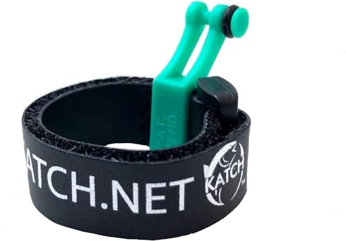 KATCH Hook Keeper for Fishing Rod: Regular & Mini Sizes - Secure Lure & Accessory Holder (Green, Mini) - color: Mini Green