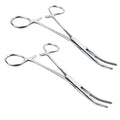 ADROIT (2 Pack) 5.5" Curved Tip Stainless Steel Hemostat Forceps | Precision Teeth Grip | Versatile Use for First Aid, Crafting, & Electronics - size: 5.5", style: Curved