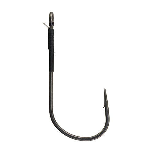 Berkley Fusion19 Wide Gap Live Bait Hooks, Size 4 Fishing Hooks, Needle Point with SlickSet Coating for Easy Penetration, Forged for Added Strength - color: Smoke Satin, size: 6/0, style: Heavy Cover
