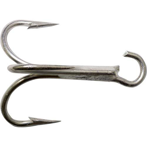 Mustad 3551 Classic Treble Standard Strength Fishing Hooks | Tackle for Fishing Equipment | Comes in Bronz, Nickle, Gold, Blonde Red - color: Bronze, size: 8/0