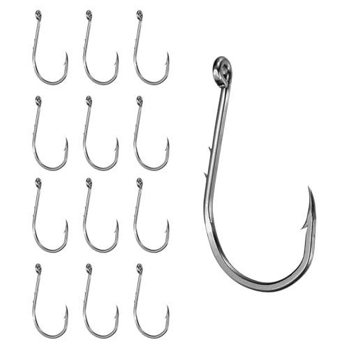 Bait Holder Fishing Hook, High Carbon Steel Double Barbed Fishing Hooks Closed Eye - style: 3/0#
