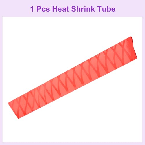 DMiotech Heat Shrink Sleeve Wrap Tubing x Tube Tubing for Fishing Rod Grips and Other Grips, Non Slip - Insulation - Waterproof 40'' Lengths, Dia 45mm Red - color: Red, size: Dia 45mm
