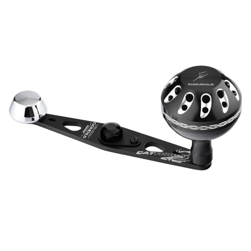 GOMEXUS Power Handle for Abu Garcia Ambassadeur C3/C4/S/SX 5000-7000 Round Fishing Reels Catfish Special Crank - color: For Abu 5000-6600