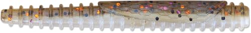 CrushCity Ned BLT Soft Plastic Ned Rig Stick Bait, Compact Finesse Worm for Mushroom Jig Heads & Pressured Bass - color: Goby, size: 3"