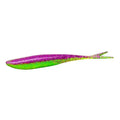 Lunker City Fishing 4.5" Freaky Fish Split Tail Soft Plastic Minnow Bass Lure Stick Bait Shad Jerkbait, 8 Per Bag, Made in The USA - color: 239 Pimp Daddy