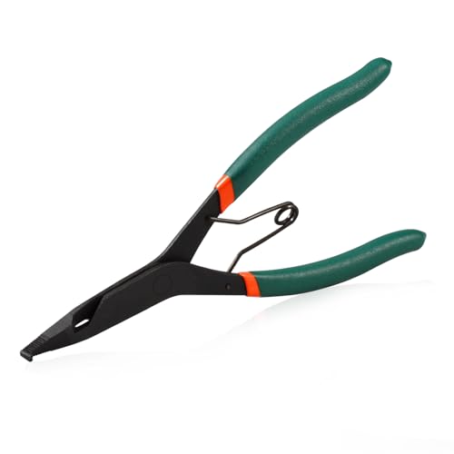 SPEEDWOX 9 inch Angle Tip Lock Ring Pliers for Transmission, Special Circlip Plier with Hole Angle Tip Retaining Ring Pliers Flat Nose Retaining Ring Pliers with Black Oxide Finish Ring Opening - style: 9"