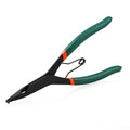 SPEEDWOX 9 inch Angle Tip Lock Ring Pliers for Transmission, Special Circlip Plier with Hole Angle Tip Retaining Ring Pliers Flat Nose Retaining Ring Pliers with Black Oxide Finish Ring Opening - style: 9"
