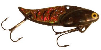 (2 Pack) - Blitz Lures Fishing Lures Metal VIB Hard Spinner Blade Baits for Bass Walleyes Trout Fishing Spoons - Blitz Blades Made in USA Zinc - color: GOLD FLASH, size: 1/4OZ