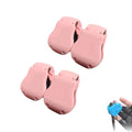 Multifunctional Rod Holder - Portable Takedown Fishing Rod Clips for Ground/Car/Wall/Beach, Auto Fixed Fish Poles Holders with Pressure Grip, Fits Shore/Telescopic Rods & Fixed Ball - color: Pink * 4