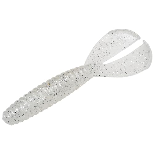 Strike King Rage Twin Tail Menace Grub - color: 266 - Pearl Flash, size: 3.5"