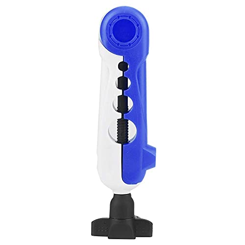 RiToEasysports Fishing Line Spooler Reel Winder,Mini Fishing Line Winding Spool for Varying Spool Sizes - color: white blue