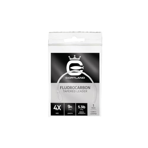 Cortland Fluorocarbon Tapered Leader - 1 Pack - size: 0X / 12.5LB