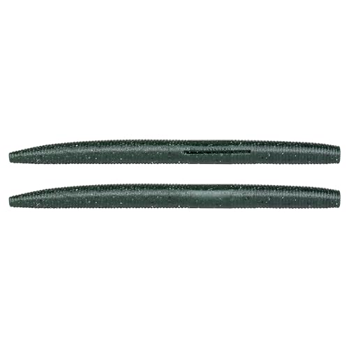 Soft Fishing Worm 100PCS, 3/4/5/6" Mega Value Pack Senko Style Soft Lures for Bass, Plastic Worm Stick Baits, Multicolor, Cost-Effective Fishing Gift - color: Bama Bug, size: 4"