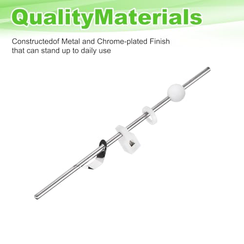 uxcell Lavatory Sink Drain Repair Kit, 304 Stainless Steel Center Ball Rods for Replacement Bathroom Sink Pivot Rod, 20cm Rod/17mm Ball - size: 17mm