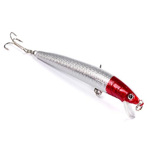 10pcs Minnow Fishing Lures Crankbaits, Fishing Hard Baits Swimbaits, Minnow Lures Topwater Lures Baits