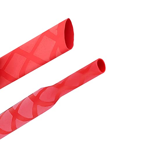 Heat Shrink Wrap Tubing Sleeve for Fishing Rod Grip Handle Cork X-Tube with Non-Slip Insulation Red (Diameter 30mm, Length 39in) - color: Red, size: Diamter:30mm Length:39in