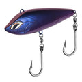 Alwonder High Speed Trolling Lures Up to 17 Knots Saltwater Fishing Lures Sinking Hard Baits 6-3/4”/7.5oz with Heavy-Duty 7/0 Hook Deep Diving Jerkbait Fishing Plug Offshore Lure for Marlin Tuna Wahoo - color: Purple Black