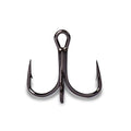 Mustad KVD Elite Triple Grip Treble 2X Short 1X Strong - color: Black Nickel, size: Size 3/0 (Pack of 11)