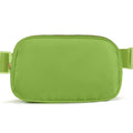 Belt Bag Zipper Fanny Pack Crossbody Bags for Women,Fashion Nylon Waist Packs, Water Repellent Two Way wear with Adjustable Strap Gifts for Teenage Girls Women Men(pistachio) - color: pistachio