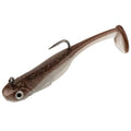 Strike King Homing Minnow Fishing Lure, Pre-Rigged Soft Plastic Swimbait, 3-Pack - color: Reel Shad, size: 2.5", 3/8oz