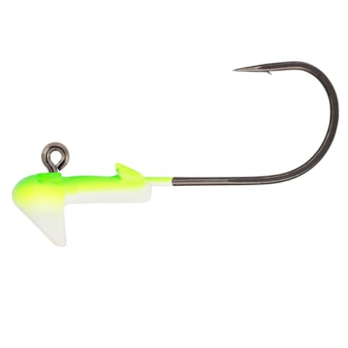 Northland Fishing Tackle Freshwater Tungsten Short Shank Fishing Jig for Bass, Walleye, Trout, and Many Others - color: Glo Watermelon, size: 3/8 Oz