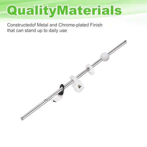 uxcell Lavatory Sink Drain Repair Kit, 304 Stainless Steel Center Ball Rods for Replacement Bathroom Sink Pivot Rod, 20cm Rod/13.5mm Ball - size: 13.5mm
