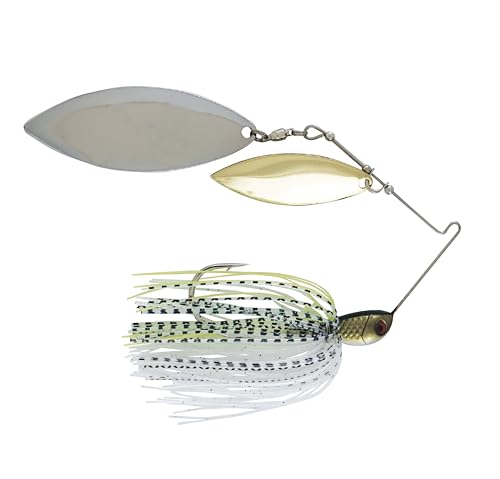 Luck E Strike Jimmy Houston Legends Spinner Bait with Willow Blades - color: SX Shad, size: 1/2 OZ