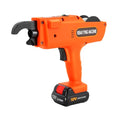 Automatic Rebar Tie Gun, Rebar Tying Machine Rechargeable Handheld Steel Bar Rod Tying Binding Tool w/Charger Plier, Automatic Knot Release & Tier Steel for 0.31"-1.34" Tying Range (Orange) - color: Orange
