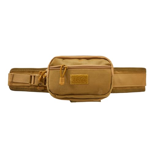 Concealed Carry Fanny Pack, Tactical Waist Bag | Tactical fanny pack with concealed gun holster for running & EDC. CCW waist bag for men and women, Tan - color: TAN