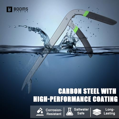 Booms Fishing R1 Stainless Steel Fish Hook Remover Extractor, 11-1/2 inches - color: Black_9.5"