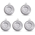 Disc Sinkers Fishing Weights, Coin Sinkers Weights Saltwater Surf Fishing Weights Catfishing Gear Tackle 8oz 6oz 5oz 4oz 3oz 2oz 1oz - style: 5oz-5pack
