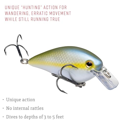 Strike King KVD 1.5 Hard Knock Fishing Lure, 3/8 oz, 3D Lifelike Eyes - color: 586 - Sexy Blue Back Herring, size: 1.5-Ounce