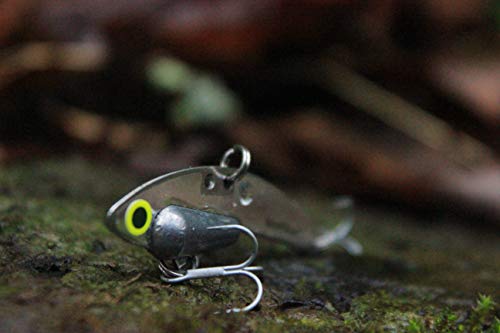 SteelShad - Mini Series (1/4 oz) - 2 Pack - Lipless Crankbait for Freshwater Fishing - Perfect for Ice Fishing, Pan Fishing, Crappie, Walleye and Bass - color: Silver
