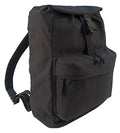 Rothco Canvas Daypack – Heavy-Duty Cotton Canvas Backpack for Hiking, Camping, Traveling, and Daily Use – 34L Capacity - color: Black