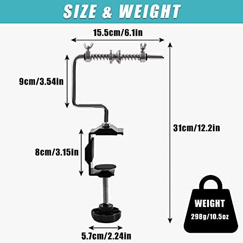 SILANON Fishing Line Spooler Adjustable Fishing Line Winder Spooler Machine Portable Stable Reel Spooler with Clamp Spooling Station System for Spinning Casting Reels - style: Type A-with Clamp