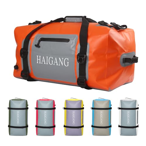 110L Waterproof Duffel Bag Travel Dry Bag, Large Capacity, Adjustable Thickened Straps and Handles, Zip Closure, Air Valve, Fully Waterproof, Perfect for Boating, Rafting, Motorcycle Kayaking - size: 110L