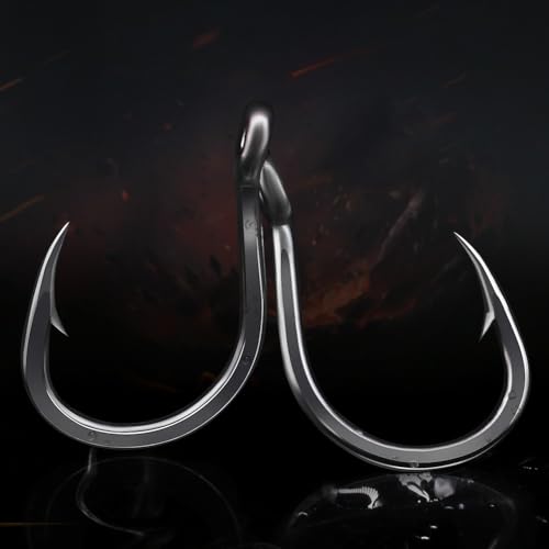 3X-Strong-Octopus-Hooks-Saltwater-Fishing-Circle-Hooks- Stainless Big Game Size 1-13/0 - size: 13/0 Pack of 10