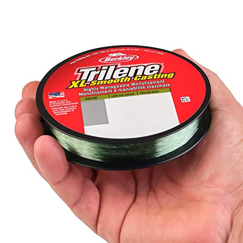 Berkley Trilene XL Monofilament Fishing Line - color: Low-Vis Green, size: 300yd, style: 4lb Test