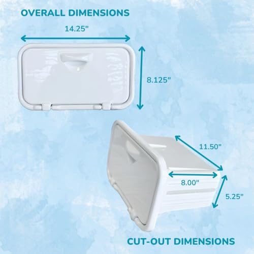 Marine Tackle Box for Boat storage - SSI OEM Parts - Plano Tacklebox Organizers Included (2 Drawer) - style: 2 Drawer