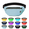 Fanny Pack for Women Men,Crossbody Fanny Pack Water Resistant Sports Waist Bag Pack, Belt Bag for Travel Hiking Running - color: 1pack-greyblue