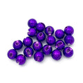 Montana Fly Company Slotted Tungsten Lucent Beads (20 Pack) – Translucent Jig Beads (20 Pack) for Euro Nymph Fly Tying - color: Purple, size: 4.3mm (11/64")