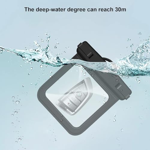 2 Pcs Small Waterproof Pouch, Submersible Waterproof Wallet for Swimming Surfing Fishing, Waterproof Card Holder for Fishing License ID Credit Card Cash